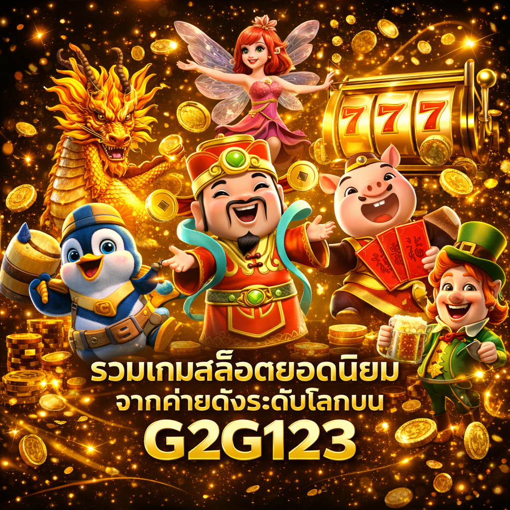G2G123 รวมเกมส์ยอดนิยมจากค่ายดังระดับโลก